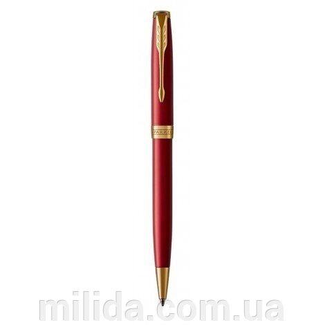 Ручка кулькова Parker SONNET 17 Red Lacquer GT BP 86 232 червона з позолотою від компанії інтернет-магазин "_Міліда_" - фото 1