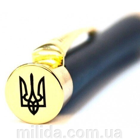 Ручка кулькова Parker URBAN Muted Black GT BP Тризуб 20 232Ч_TR від компанії інтернет-магазин "_Міліда_" - фото 1