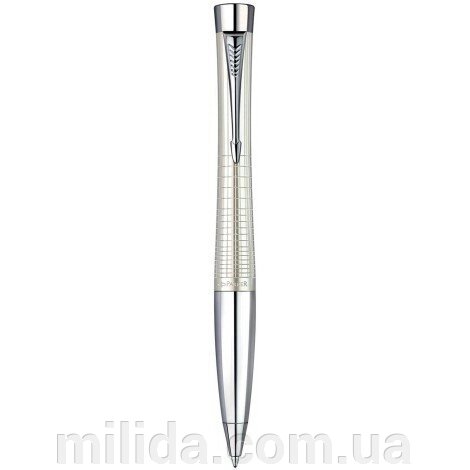 Ручка кулькова Parker Urban Premium Pearl Metal Chiselled BP 21 232Б від компанії інтернет-магазин "_Міліда_" - фото 1