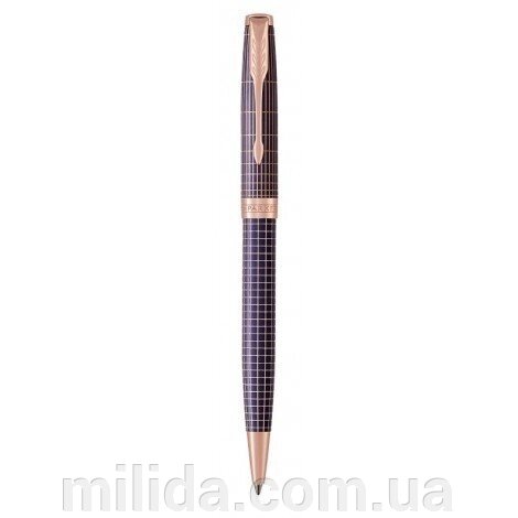 Ручка кулькова срібна Parker SONNET 17 Cisele Silver Purple Matrix PGT BP 88 032 від компанії інтернет-магазин "_Міліда_" - фото 1