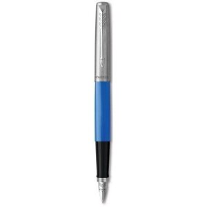 Ручка пір'яна Parker JOTTER 17 Plastic Blue CT FP F 15 111 із сталі і пластика