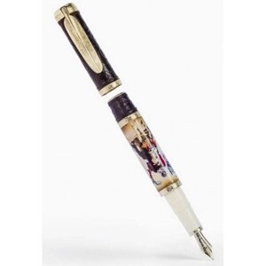 Ручка пір'яна Visconti 757ST01PDA55DTF The Falconer FP 23KT F