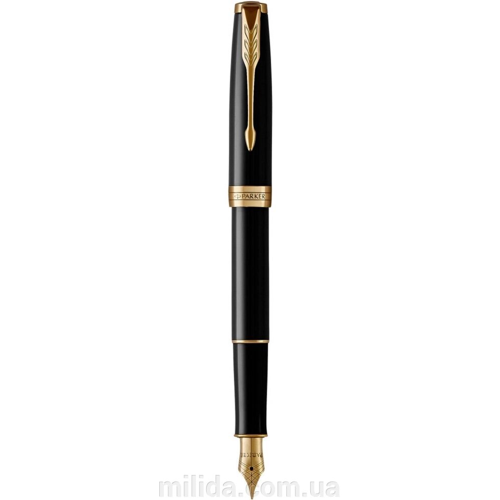 Ручка перова Parker SONNET 17 Black Lacquer GT FP F 86 015 від компанії інтернет-магазин "_Міліда_" - фото 1