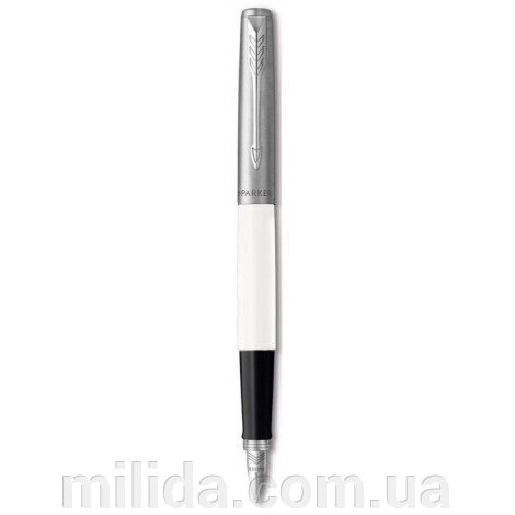 Ручка пір'яна Parker JOTTER 17 Standart White FP F 15 011 із сталі і полімеру від компанії інтернет-магазин "_Міліда_" - фото 1