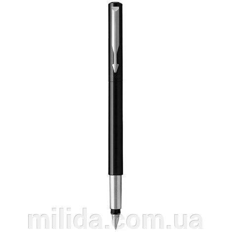 Ручка пір'яна Parker VECTOR 17 Black FP F 05 111 з пластику, сталеве перо від компанії інтернет-магазин "_Міліда_" - фото 1