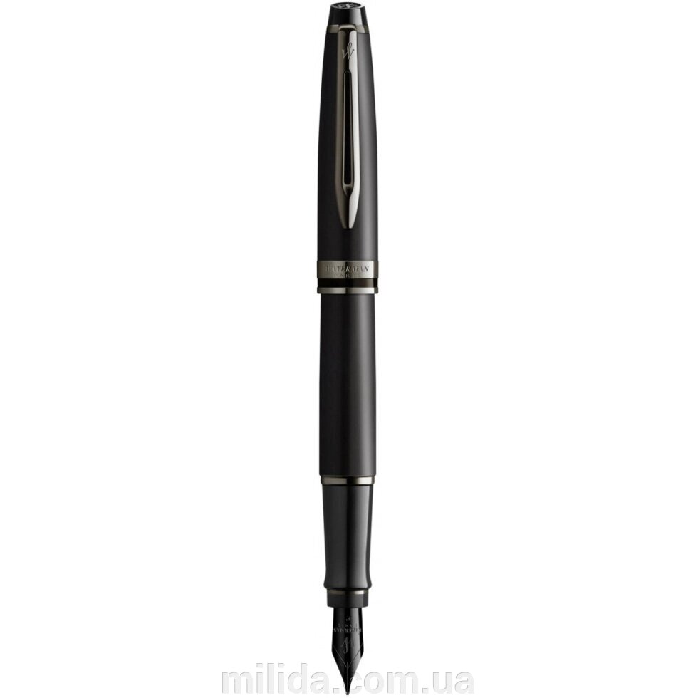 Ручка пір'яна Waterman EXPERT Metallic Black Lacquer RT FP F 10 046 від компанії інтернет-магазин "_Міліда_" - фото 1