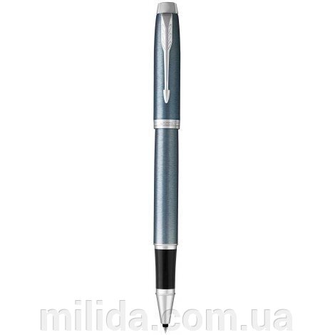 Ручка-ролер Parker IM 17 Light Blue Grey CT RB 22 522 з латуні сіро-блакитна від компанії інтернет-магазин "_Міліда_" - фото 1