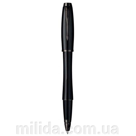 Ручка-ролер Parker Urban Premium Matt Black RB 21 222M з ювелірної латуні від компанії інтернет-магазин "_Міліда_" - фото 1