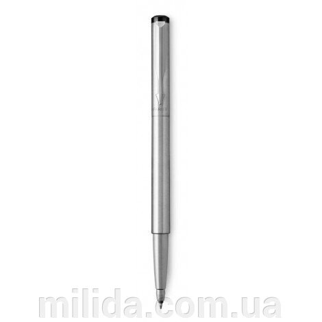 Ручка-ролер Parker Vector 17 Stainless Steel RB 05 022 з нержавіючої сталі від компанії інтернет-магазин "_Міліда_" - фото 1