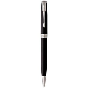 Ручка кулькова Parker SONNET 17 Matte Black Lacquer CT BP 84 932 з оздобленням паладієм