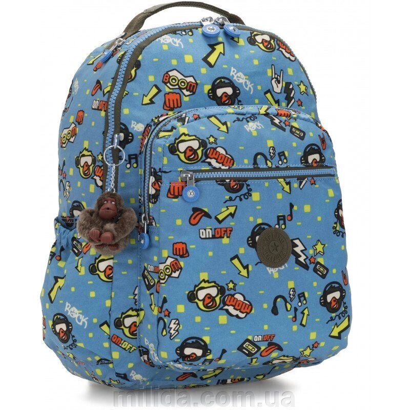 Рюкзак для ноутбука Kipling SEOUL Monkey GO Rock (30R) K21316_30R від компанії інтернет-магазин "_Міліда_" - фото 1