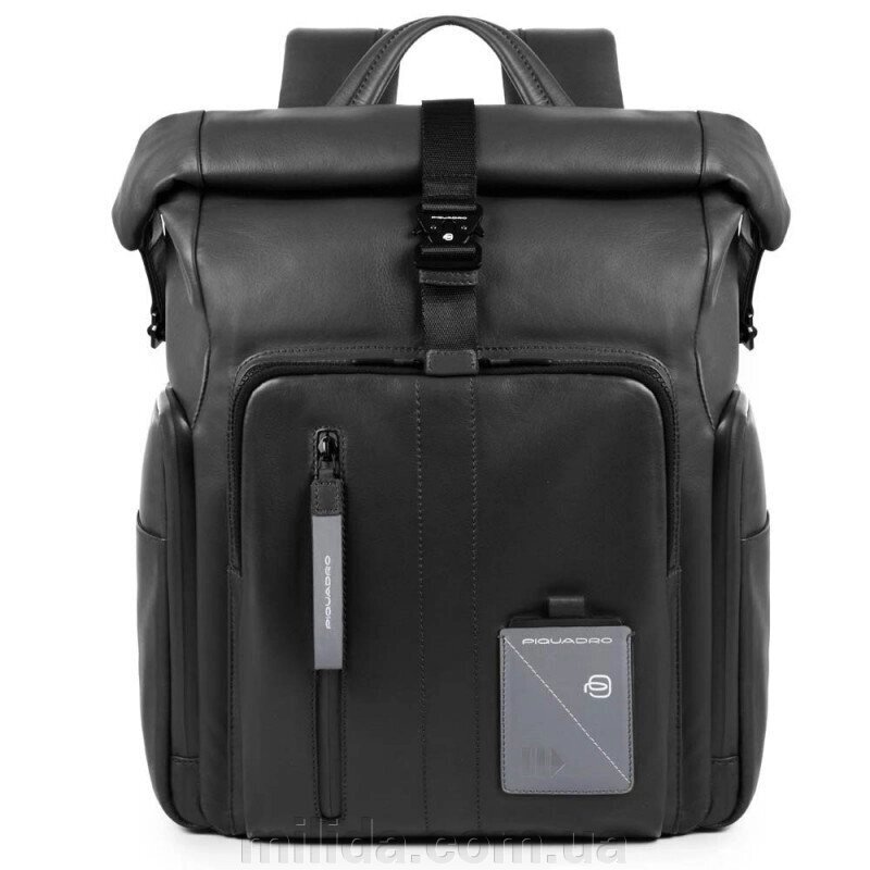 Рюкзак для ноутбука Piquadro EXPLORER Bagmotic/Black CA4789W97BM_N від компанії інтернет-магазин "_Міліда_" - фото 1