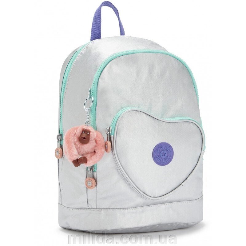 Рюкзак Kipling HEART BACKPACK Polished Gr Bl (65E) KI5592_65E від компанії інтернет-магазин "_Міліда_" - фото 1