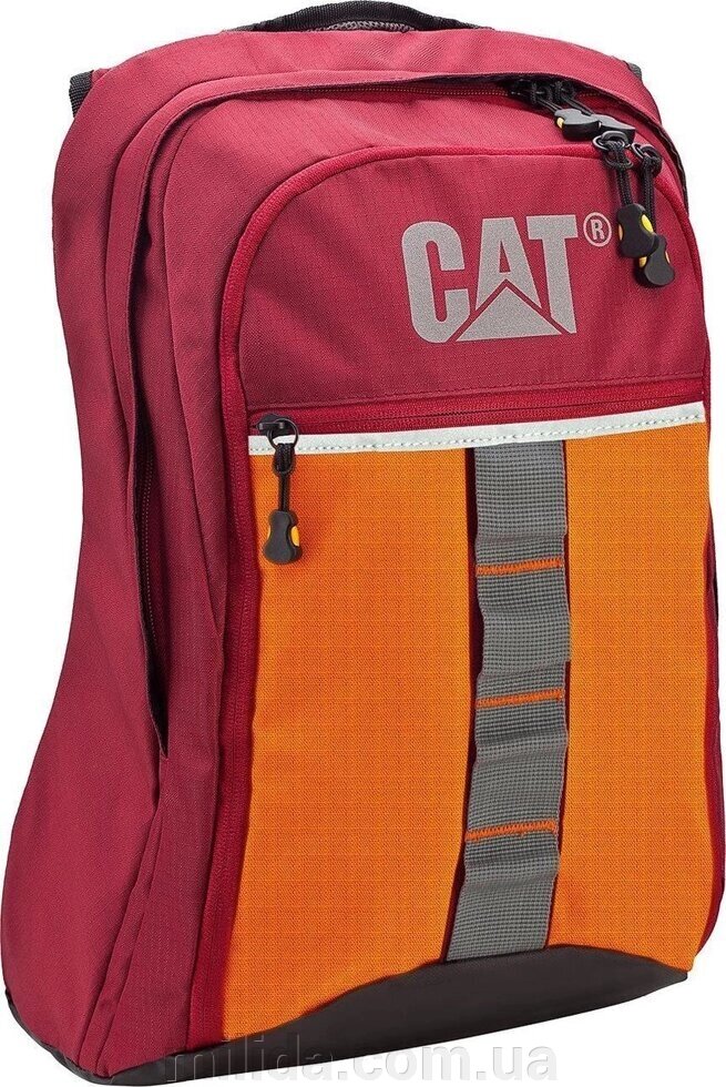 Рюкзак з відділенням для ноутбука CAT Urban Active 82557;148 Бордовий / помаранчевий від компанії інтернет-магазин "_Міліда_" - фото 1