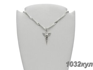 Срібний Кулон Ангел з Ланцюжком DARIY 1032кул