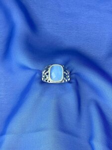 Срібний перстень із Лазурітом "Класік" DARIY 077п