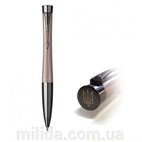 Шариковая ручка Parker URBAN Premium Metallic Pink BP 21 232P_TR Трезубец на торце від компанії інтернет-магазин "_Міліда_" - фото 1