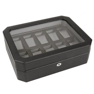 4584029 Windsor 10 pc Watch Box w/Glass WOLF