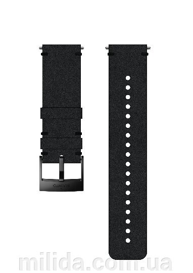 Шкіряний ремінець для смарт-годин SUUNTO 24 MM URB2 LEATHER STRAP BLACK/BLACK, розмір M від компанії інтернет-магазин "_Міліда_" - фото 1