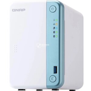 Система зберігання даних QNAP TS-251D-4G з 2 відсіками для дисків, 4GB RAM, настільне виконання