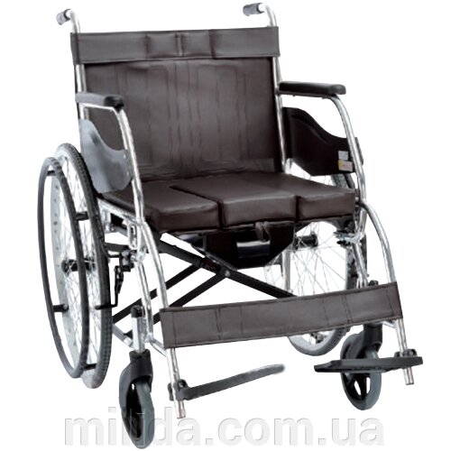 Складаний інвалідний візок із санітарним обладнанням OSD-H003B від компанії інтернет-магазин "_Міліда_" - фото 1