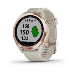 Smart Clock Garmin Approach S42 Рожеве золото з легким сендвічем