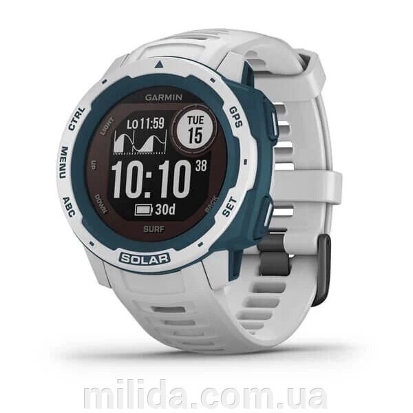 Smart Clock Garmin Instinct Solar Surf Edition Cloudbreak від компанії інтернет-магазин "_Міліда_" - фото 1