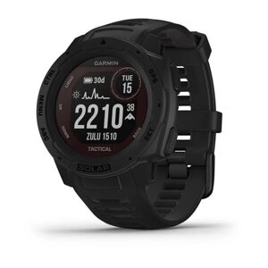 Smart Clock Garmin Instinct Solar Tactical Edition Black