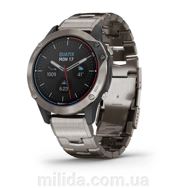 Smart Clock Garmin quatix 6 Titanium від компанії інтернет-магазин "_Міліда_" - фото 1