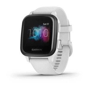 Smart Clock Garmin Venu Sq Music Edition білий з косою Ноель