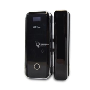 Smart замок ZKTeco GL300 left для скляних дверей зі сканером відбитка пальця та зчитувачем Mifare