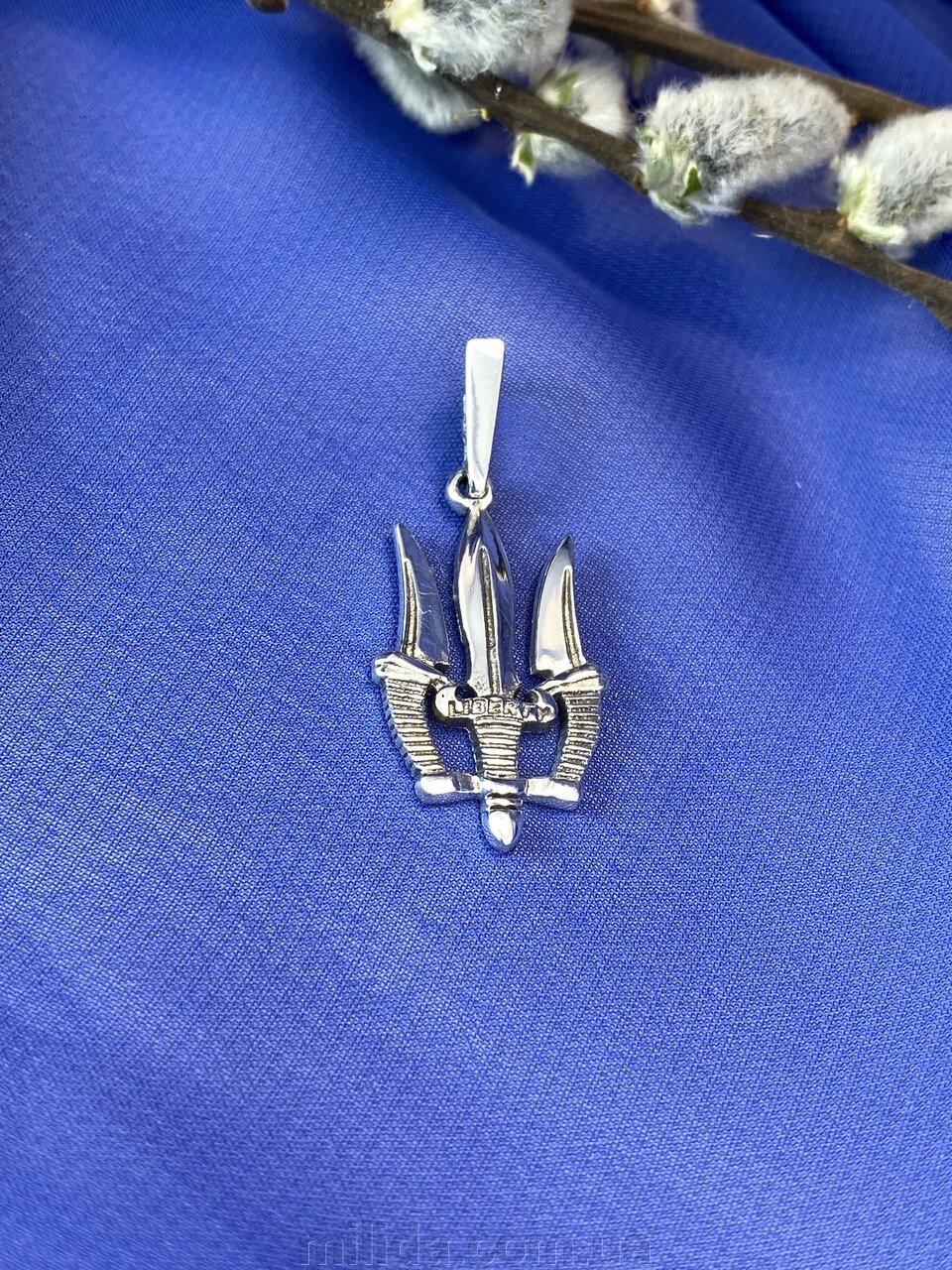 Срібний кулон герб України DARIY 019-8кул від компанії інтернет-магазин "_Міліда_" - фото 1