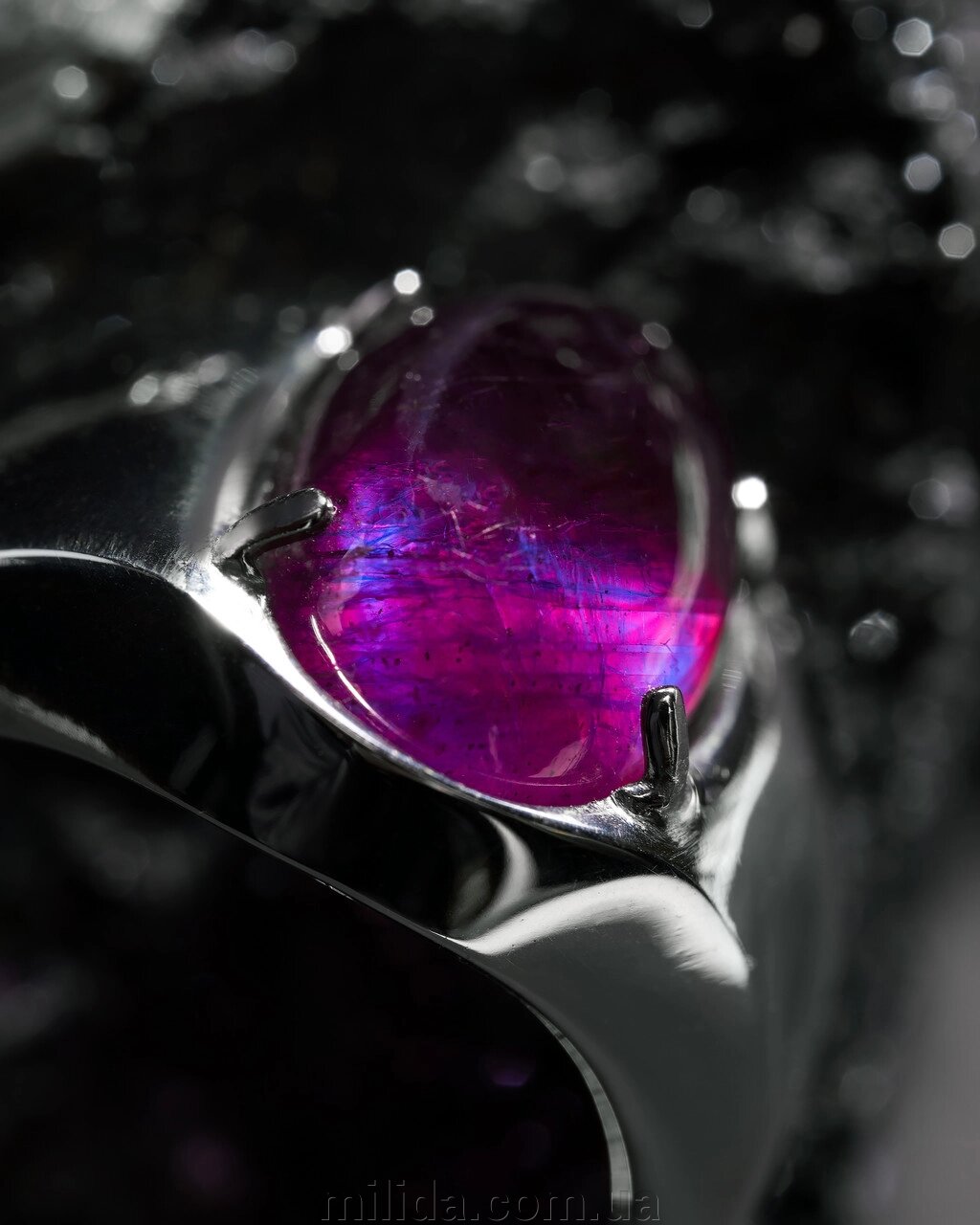Срібний перстень Лорд з Натуральним Природнім Рубіном (Сертифікат) DARIY 039п від компанії інтернет-магазин "_Міліда_" - фото 1
