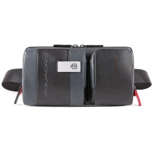 Сумка на пояс piquadro URBAN/grey-black CA4975UB00_grn