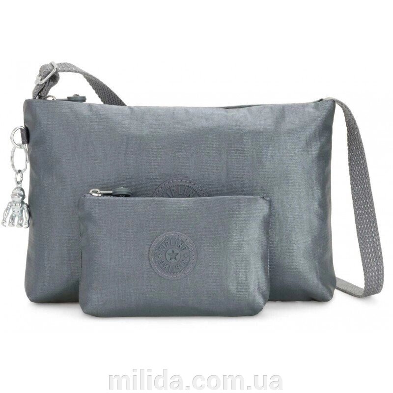 Сумочка Kipling ATLEZ DUO Steel Grey Gift (77Q) KI5860_77Q від компанії інтернет-магазин "_Міліда_" - фото 1