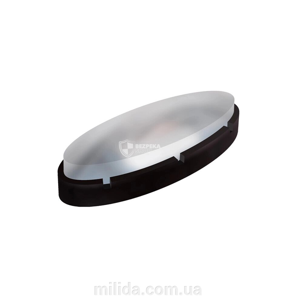 Світильник ERKA 1165 LED-Black 12 W 6000К овальний чорний/прозорий IP 65 від компанії інтернет-магазин "_Міліда_" - фото 1