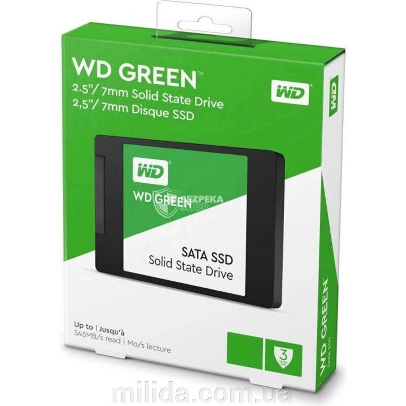 Твердотільний накопичувач SSD 2.5" WD Green 480GB SATA TLC від компанії інтернет-магазин "_Міліда_" - фото 1