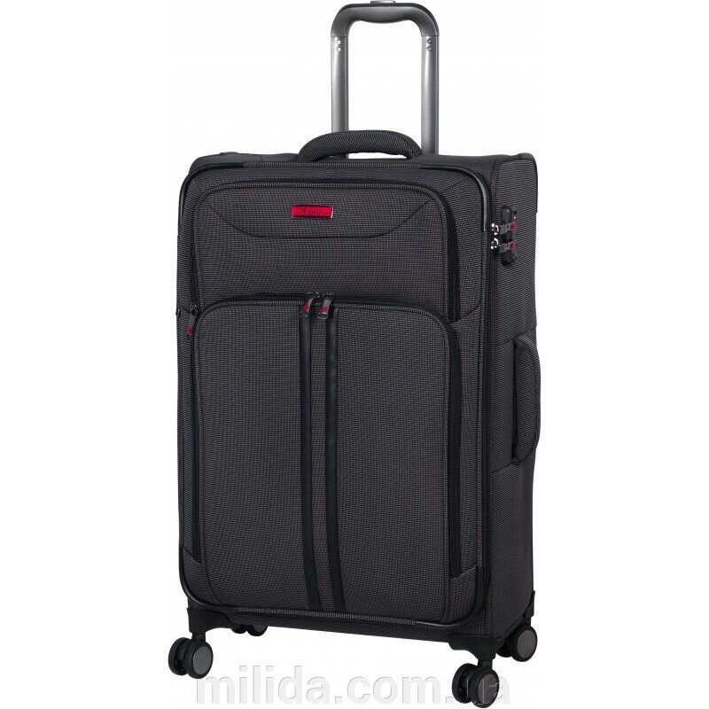 Валіза IT Luggage APPLAUD/Grey-Black M Середній IT12-2457-08-M-M246 від компанії інтернет-магазин "_Міліда_" - фото 1