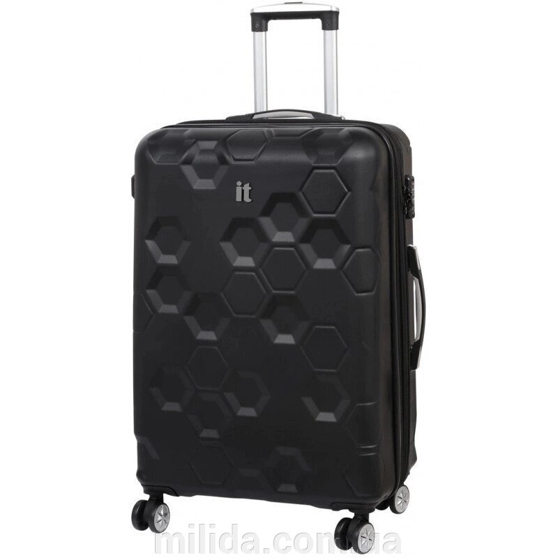 Валіза IT Luggage HEXA/M Black Середній IT16-2387-08-M-S001 від компанії інтернет-магазин "_Міліда_" - фото 1