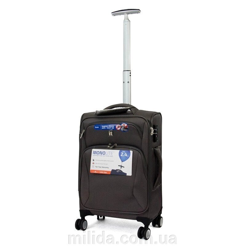 Валіза IT Luggage SATIN/Dark Grey S Маленький IT12-2225-08-S-S755 від компанії інтернет-магазин "_Міліда_" - фото 1