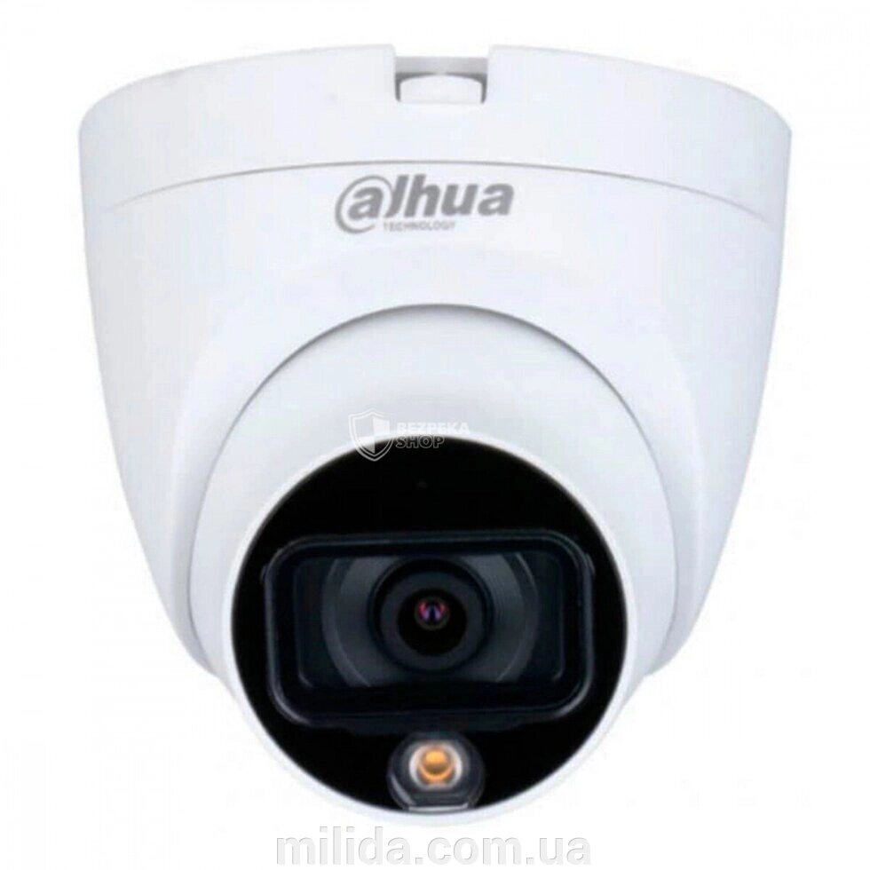 Відеокамера HD-CVI 2 Мп Dahua DH-HAC-HDW1209TLQP-LED (3.6 мм) для системи відеоспостереження від компанії інтернет-магазин "_Міліда_" - фото 1