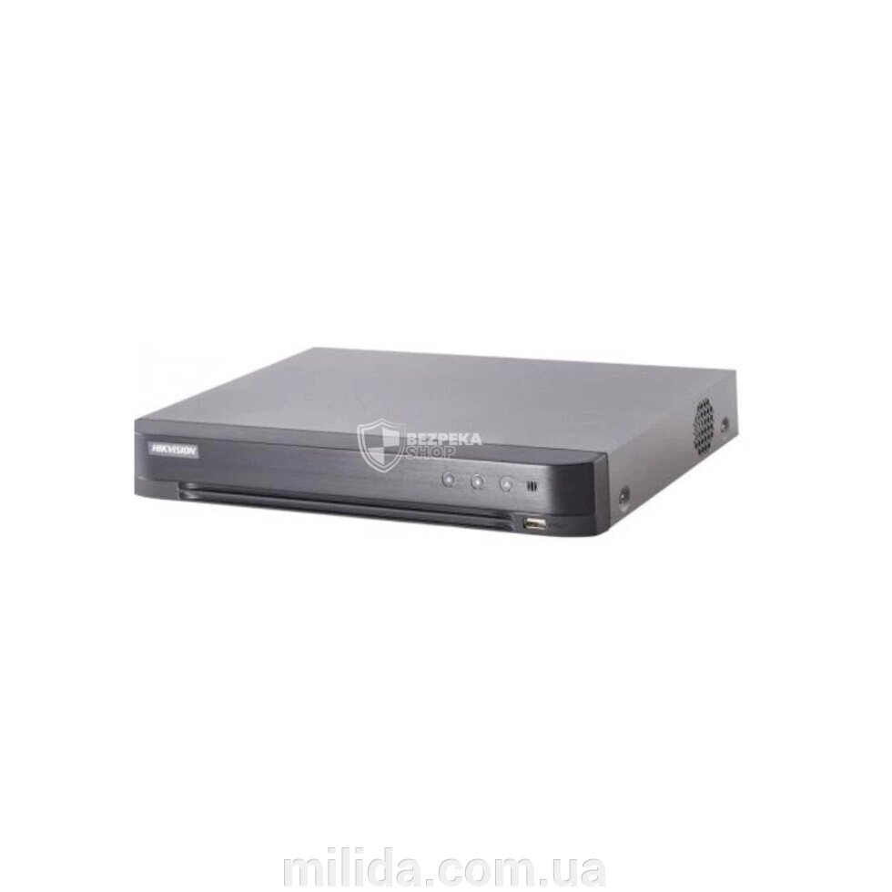 Відеореєстратор Hikvision DS-7216HQHI-K1(S) для системи відеоспостереження від компанії інтернет-магазин "_Міліда_" - фото 1