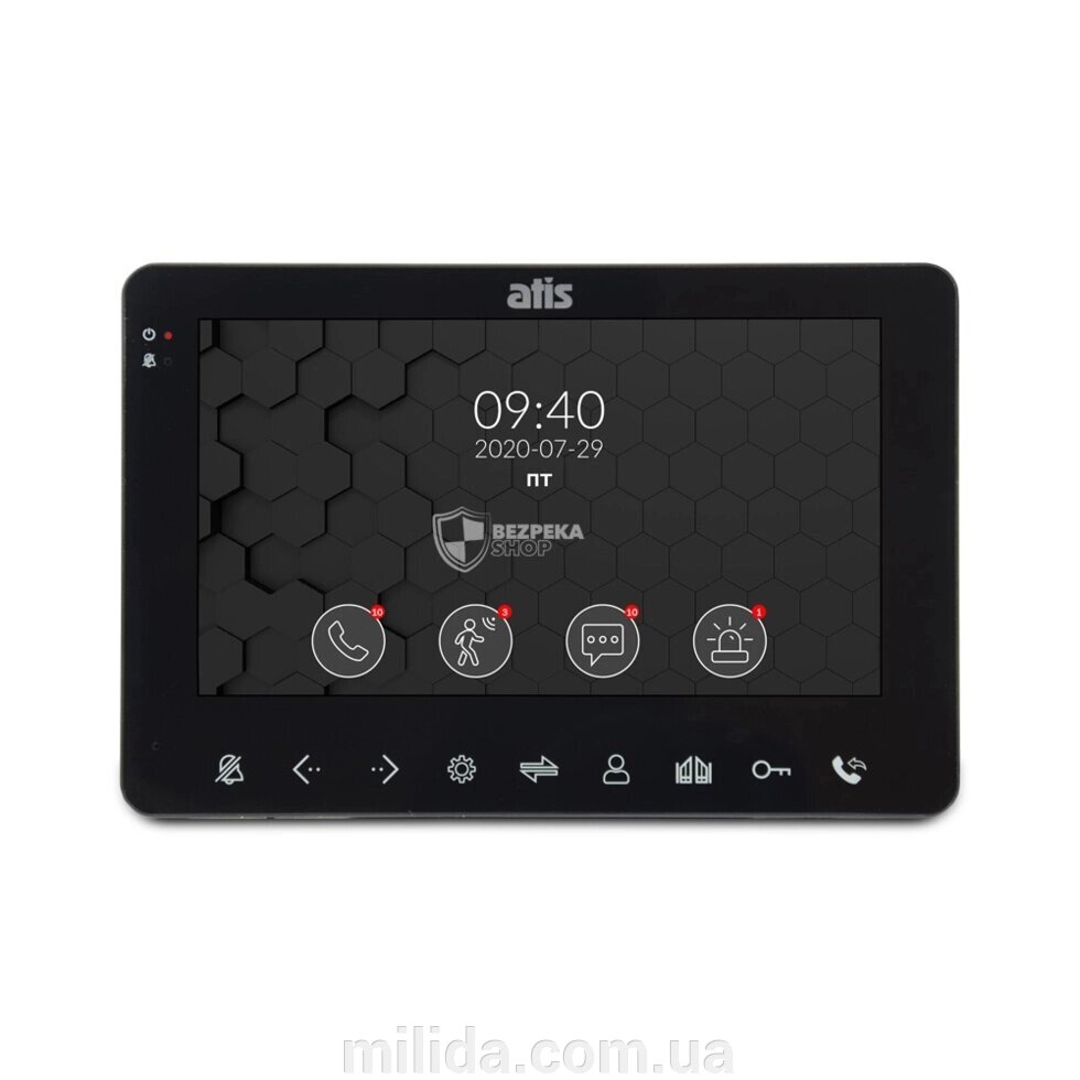 Відеовідомофон 7" ATIS AD-780FHD-Black з детектором руху та записом відео від компанії інтернет-магазин "_Міліда_" - фото 1