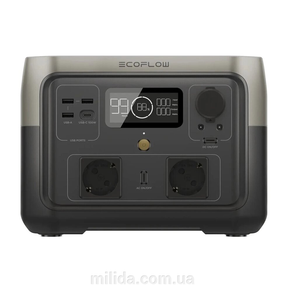 Зарядна станція EcoFlow RIVER 2 Max (512 Вт·год) від компанії інтернет-магазин "_Міліда_" - фото 1