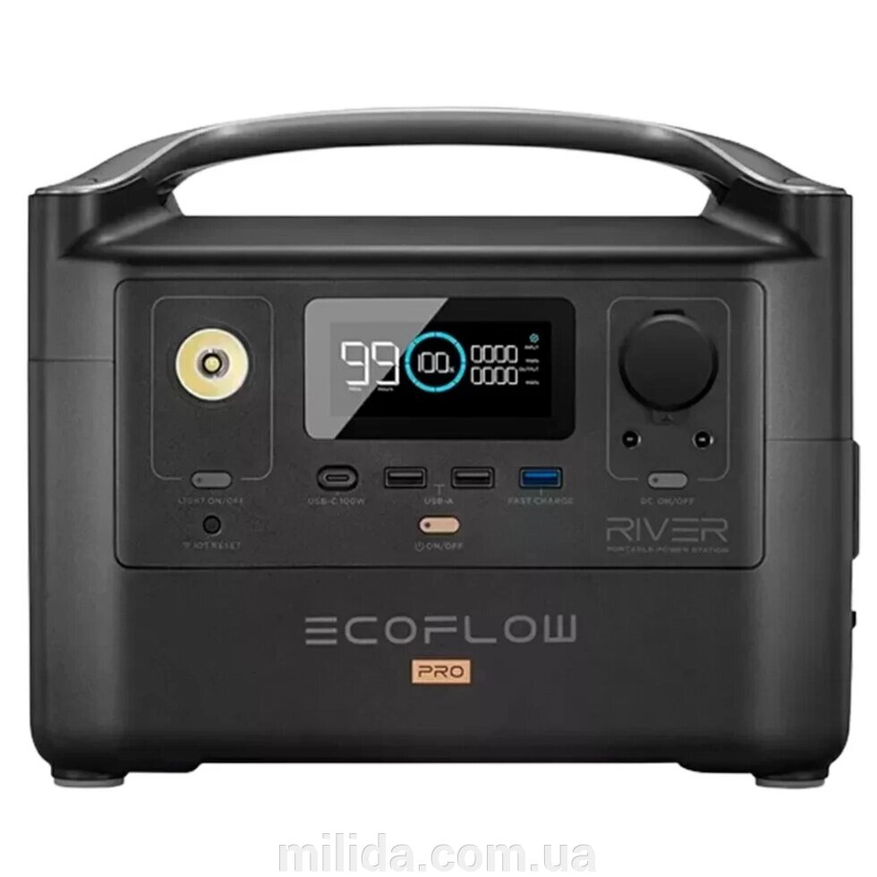 Зарядна станція EcoFlow RIVER PRO від компанії інтернет-магазин "_Міліда_" - фото 1