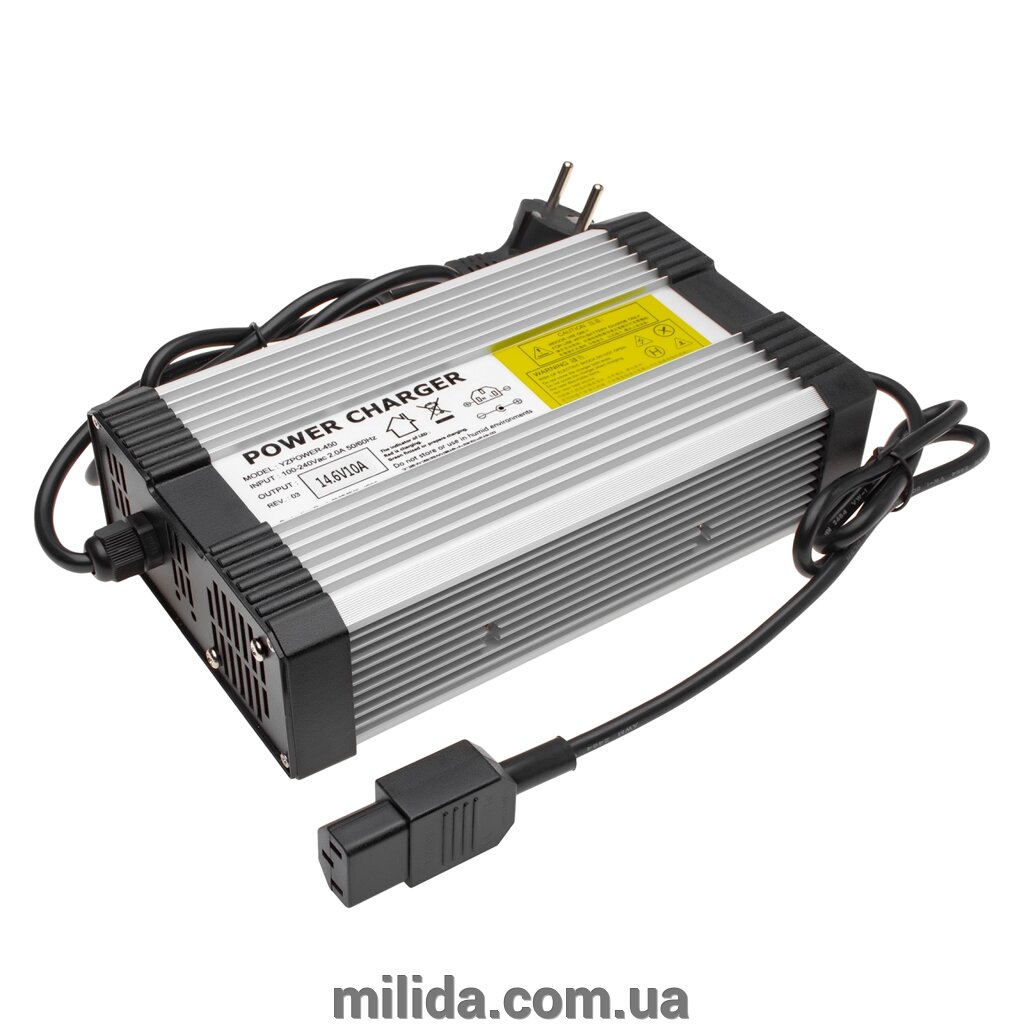 Зарядний пристрій для акумуляторів LiFePO4 12V (14.6V)-10A-120W від компанії інтернет-магазин "_Міліда_" - фото 1