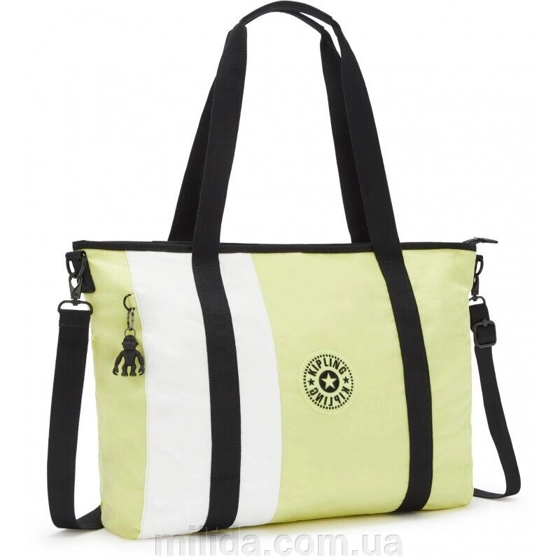 Жіноча сумка Kipling ASSENI Lime Green Bl (U40) KI5072_U40 від компанії інтернет-магазин "_Міліда_" - фото 1