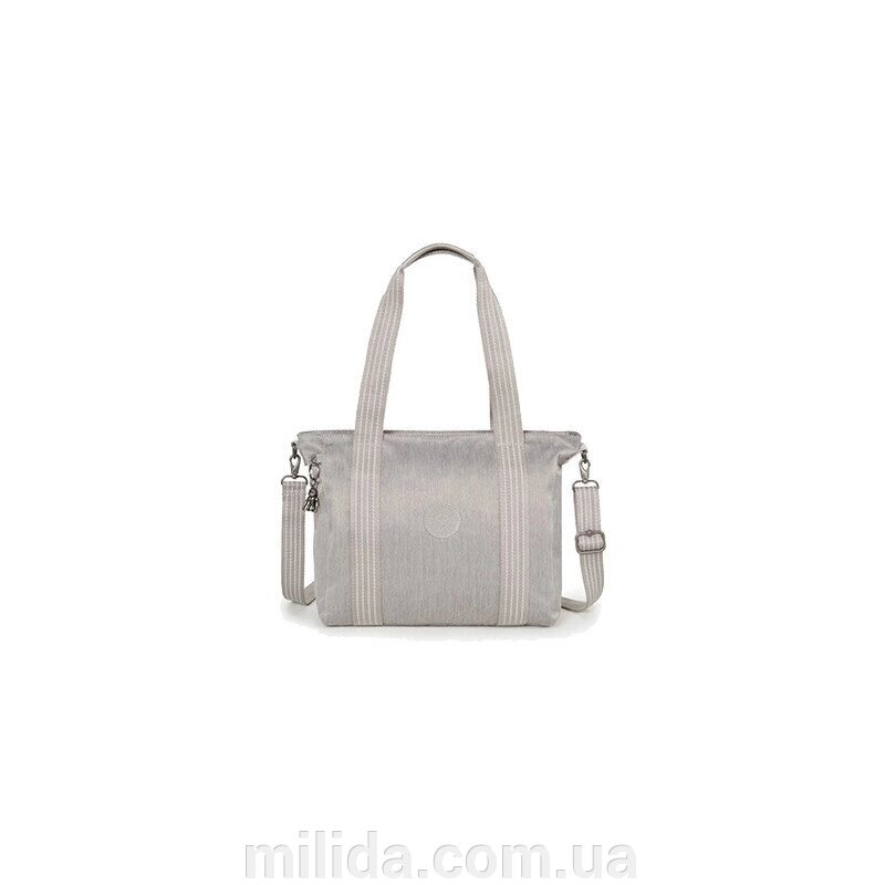 Жіноча сумка Kipling ASSENI S Grey Beige Pep (47O) KI5057_47O від компанії інтернет-магазин "_Міліда_" - фото 1