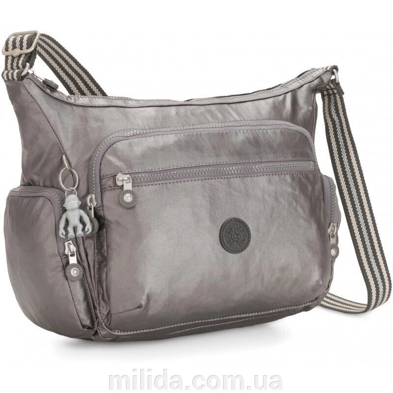 Жіноча сумка Kipling GABBIE Carbon Metallic (29U) KI4167_29U від компанії інтернет-магазин "_Міліда_" - фото 1