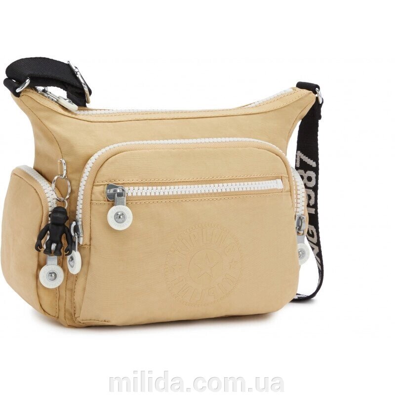 Жіноча сумка Kipling GABBIE S Beige Black (85V) KI2632_85V від компанії інтернет-магазин "_Міліда_" - фото 1